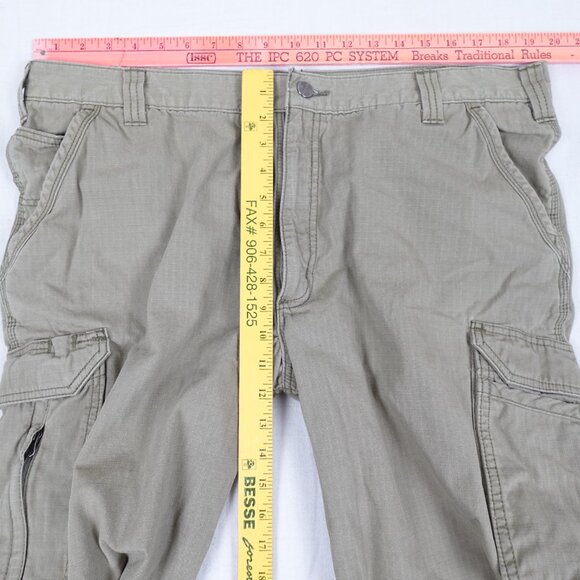 Carhartt Force Tappen Cargo Pants Mens 40x30 Relaxed Fit Ripstop Workwear - Picture 9 of 11